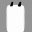 A vector picture of a rectangular cat, often used as a profile picture.
